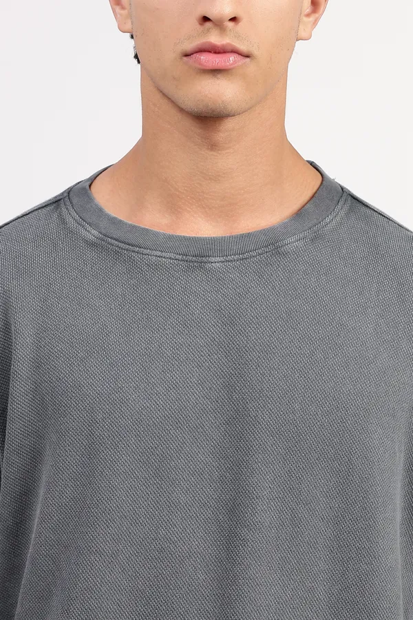 Grey_Cotton_Textured_Faded_T-Shirt_For_Men_-_Oversized_Fit