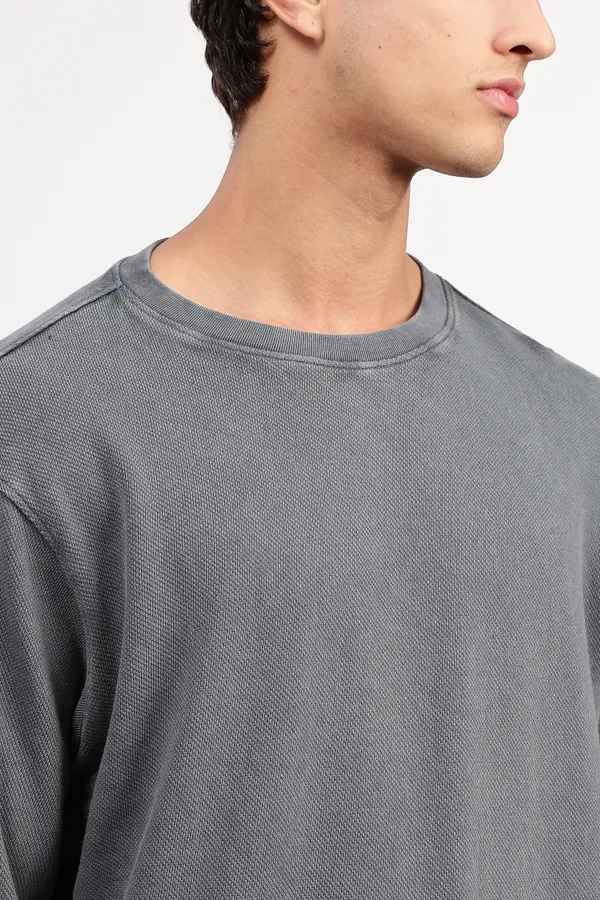 Grey_Cotton_Textured_Faded_T-Shirt_For_Men_-_Oversized_Fit