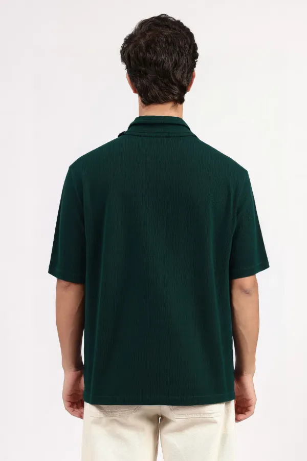 Green_Cotton_Emerald_Shirt_For_Men_-_Oversized_Fit