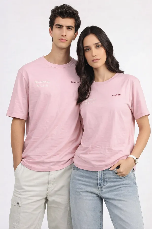Pink_Cotton_Printed_T-Shirt_For_Unisex_-_Oversized_Fit