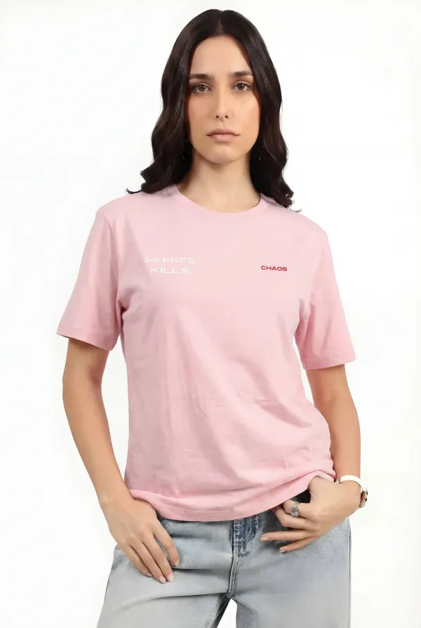 Pink_Cotton_Printed_T-Shirt_For_Unisex_-_Oversized_Fit
