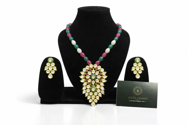 Golden_Copper_Alloy_With_Premium_Quality_Kundan_Polki_Set_With_Earrings_For_Women