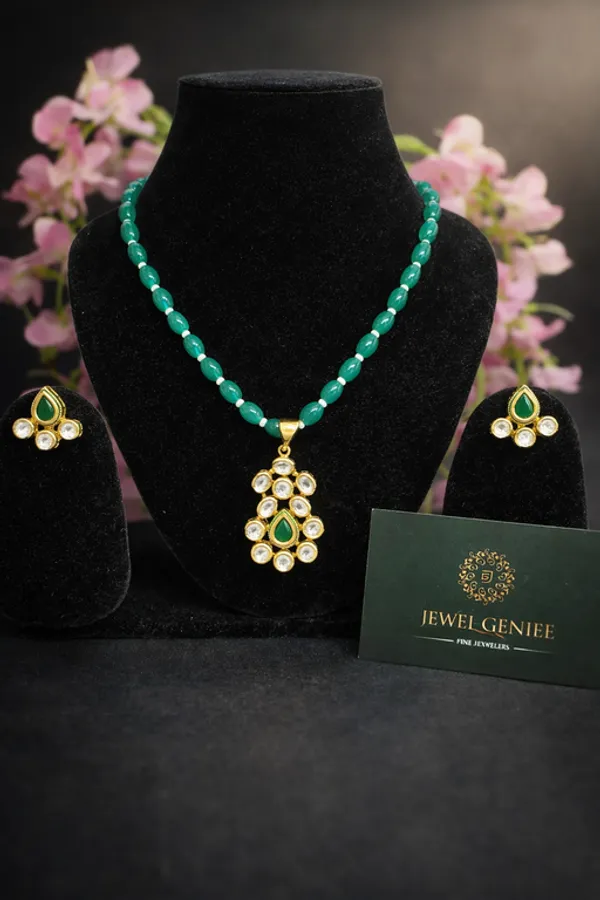 Golden_Copper_Alloy_With_Premium_Quality_Kundan_Polki_Set_With_Earrings_For_Women