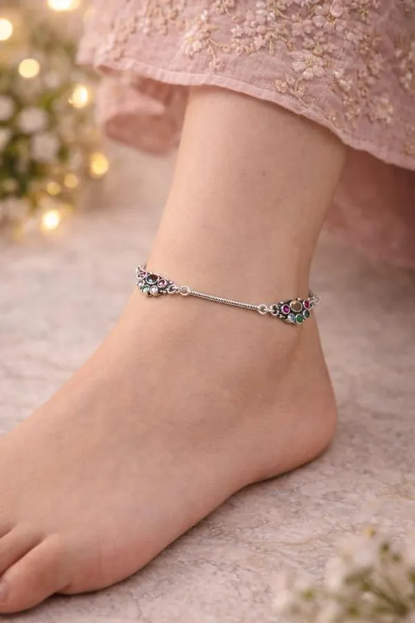 Silver_Premium_&_Fancy_Design_Anklet_For_Women
