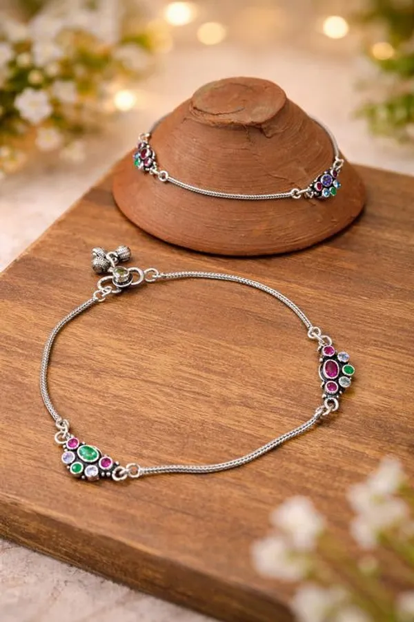 Silver_Premium_&_Fancy_Design_Anklet_For_Women