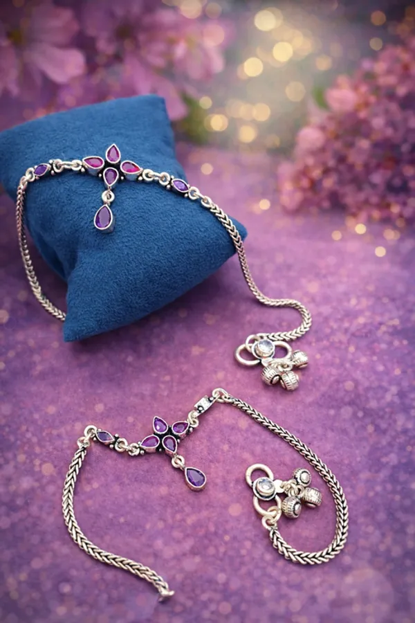 Silver_Premium_&_Fancy_Design_Anklet_For_Women