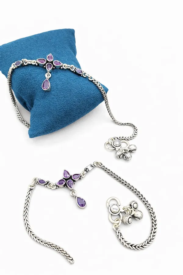Silver_Premium_&_Fancy_Design_Anklet_For_Women