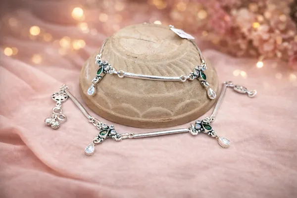 Silver_Premium_&_Fancy_Design_Anklet_For_Women
