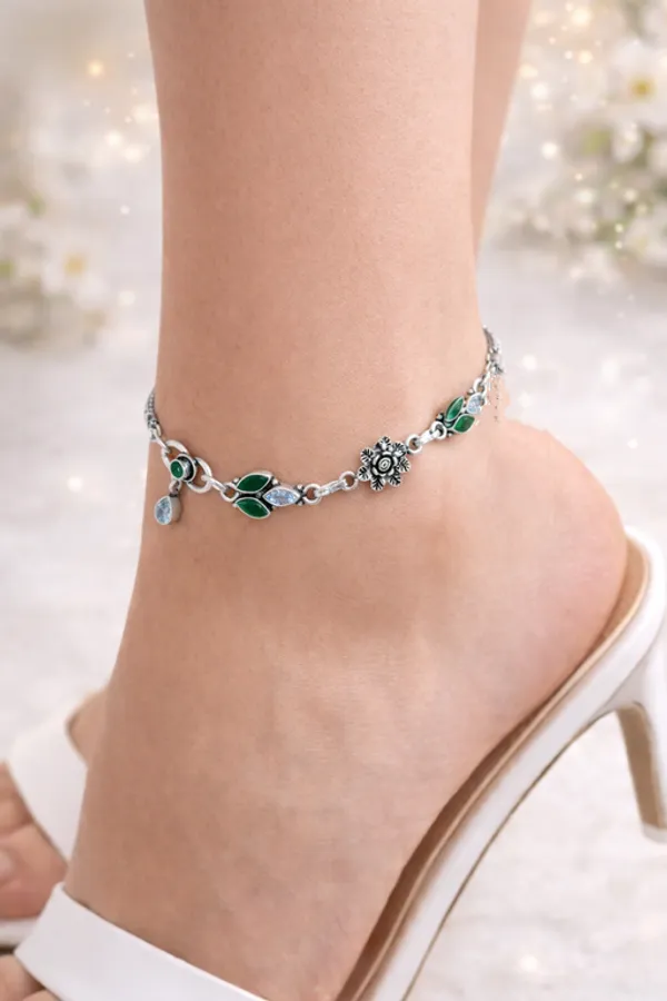 Silver_Premium_&_Fancy_Design_Anklet_For_Women