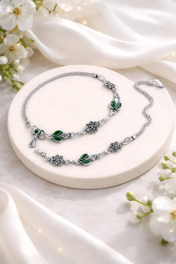 Silver_Premium_&_Fancy_Design_Anklet_For_Women