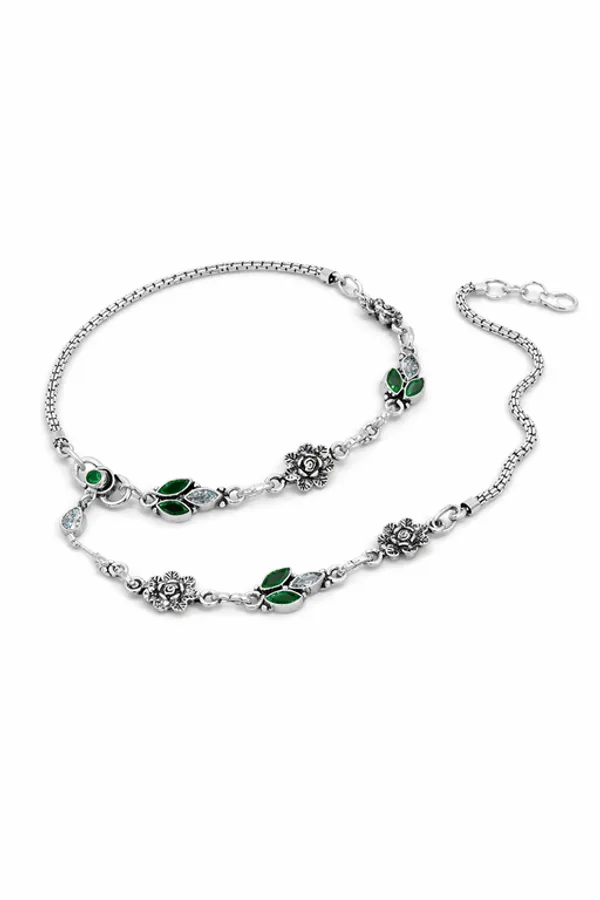 Silver_Premium_&_Fancy_Design_Anklet_For_Women