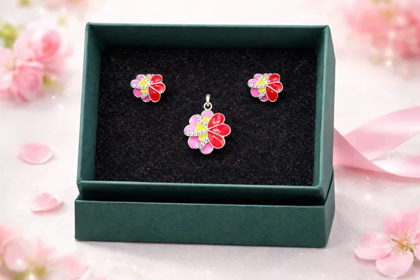 Silver_Premium_&_Fancy_Design_Pendant_Set_For_Women_And_Girls