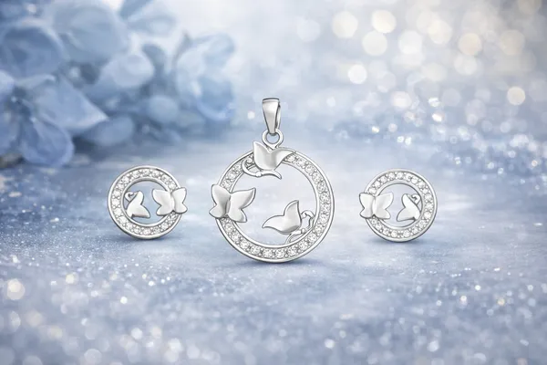 Silver_Premium_&_Fancy_Design_Pendant_Set_For_Women_And_Girls