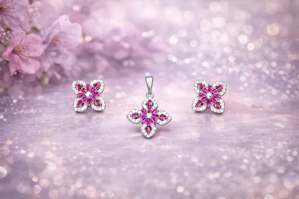 Silver_Premium_&_Fancy_Design_Pendant_Set_For_Women_And_Girls