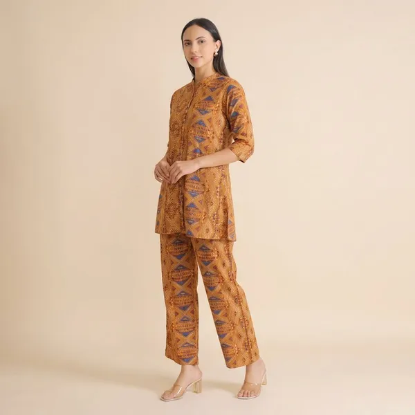 Brown_Cotton_Premium_Co-ord_Set_For_Women