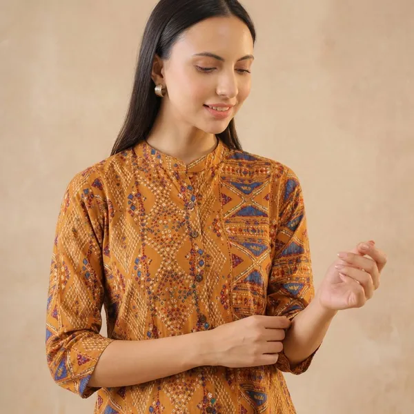 Brown_Cotton_Premium_Co-ord_Set_For_Women