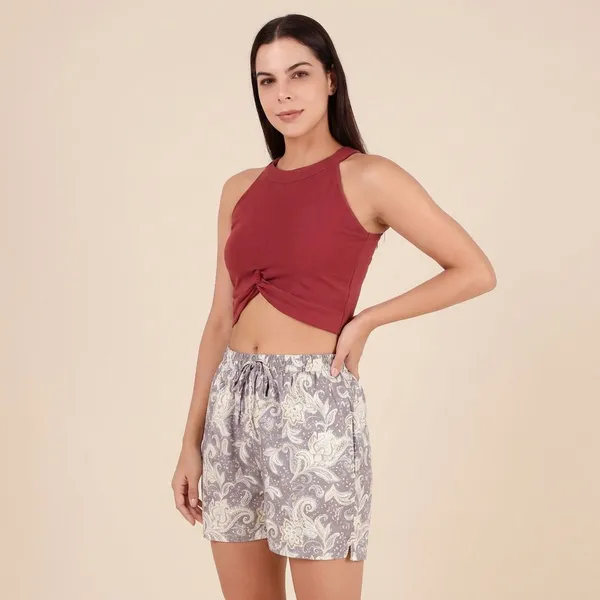 Multi_Rayon_Premium_Shorts_For_Women