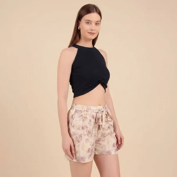 Offwhite_Cotton_Premium_Shorts_For_Women