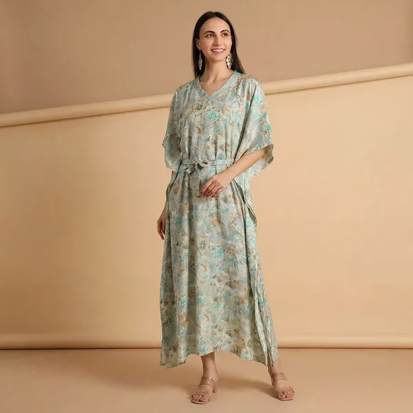Ocean_Green_Rayon_Premium_Maxi_Dress_For_Women