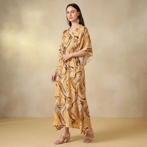 Yellow_Rayon_Premium_Maxi_Dress_For_Women