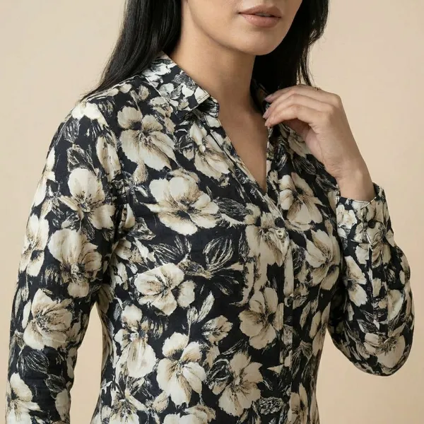 Black_Rayon_Premium_Shirt_For_Women