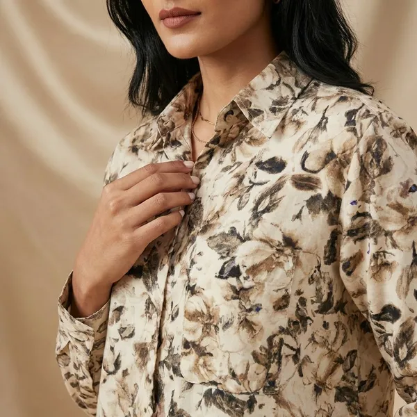 White_Rayon_Premium_Shirt_For_Women