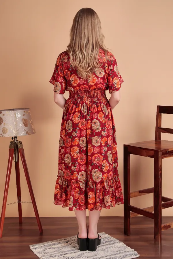 Multi_Rayon_Premium_Midi_Dress_For_Women