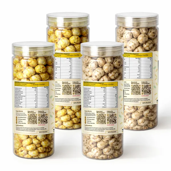 Antioxidant_Flavours_|_Makhana_Turmeric_Tadka_x_2_|_Makhana_Black_Pepper_Burst_x_2_|_Pack_of_4