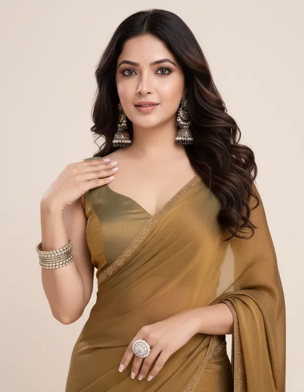Green_Trendy_Olive_Gold_Soft_Silk_Saree_For_Festive_Wear_For_Women