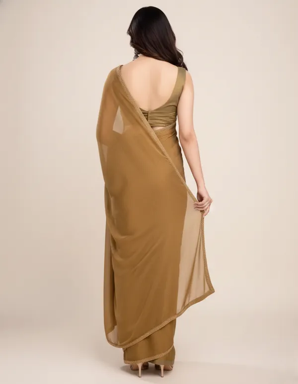 Green_Trendy_Olive_Gold_Soft_Silk_Saree_For_Festive_Wear_For_Women