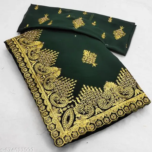Green_Embroidered_Bollywood_Georgette_Saree_For_Women