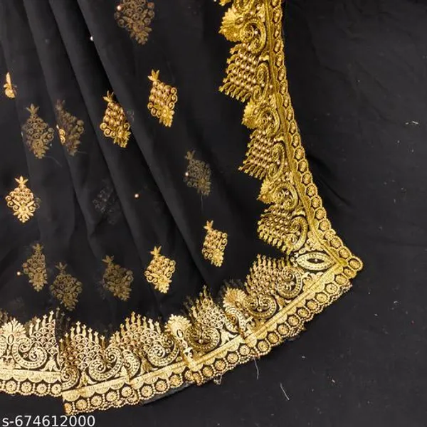 Black_Embroidered_Bollywood_Georgette_Saree_For_Women
