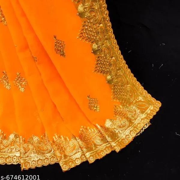 Orange_Embroidered_Bollywood_Georgette_Saree_For_Women