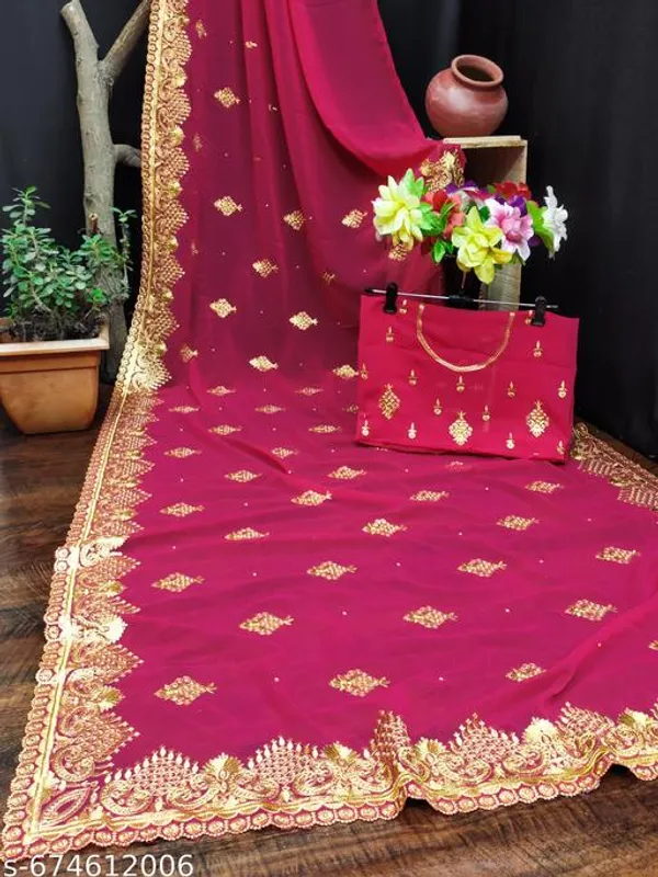 Pink_Embroidered_Bollywood_Georgette_Saree_For_Women