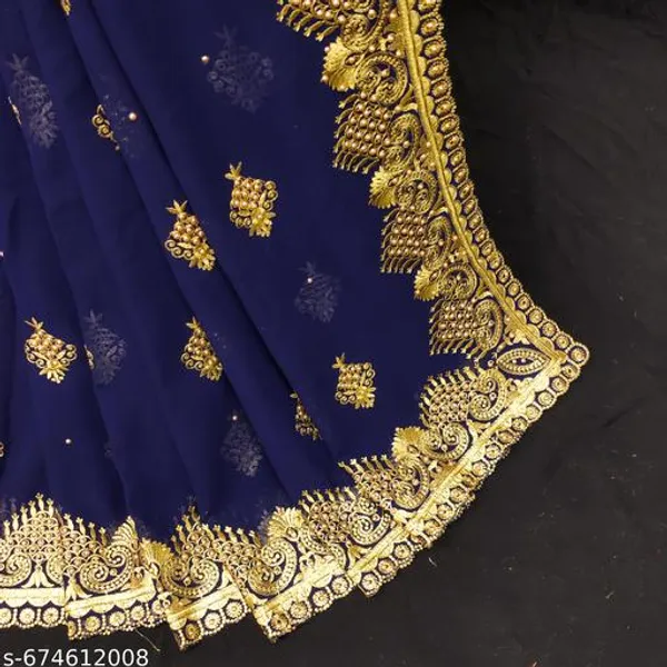 Blue_Embroidered_Bollywood_Georgette_Saree_For_Women