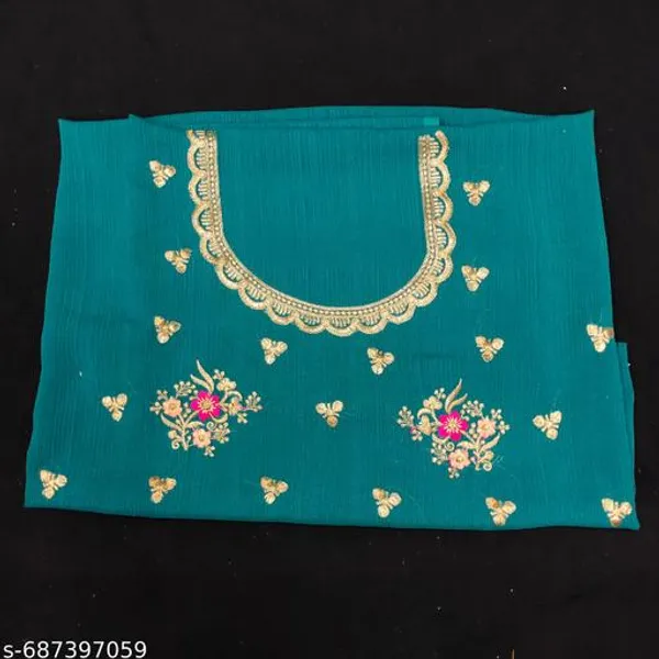 Teal_Embroidered_Bollywood_Saree_For_Women