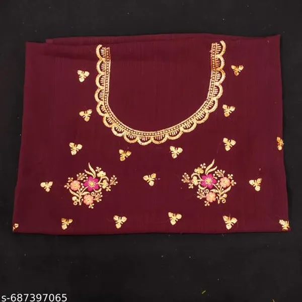 Maroon_Embroidered_Bollywood_Saree_For_Women