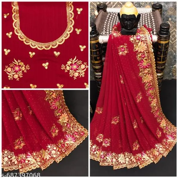 Red_Embroidered_Bollywood_Saree_For_Women