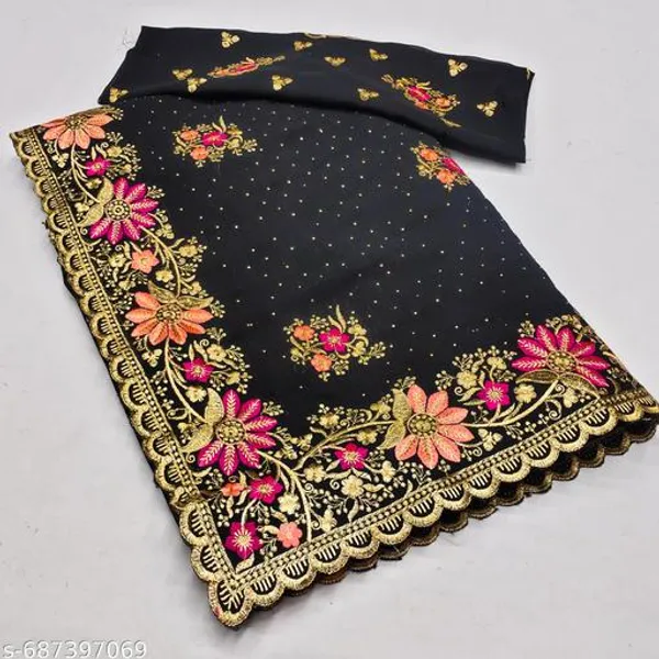 Black_Embroidered_Bollywood_Saree_For_Women