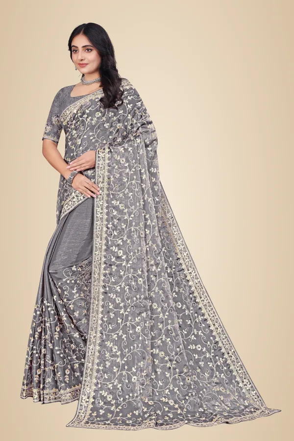 Grey_Elegant_Design_Chanchal_Georgette_Saree_For_Women