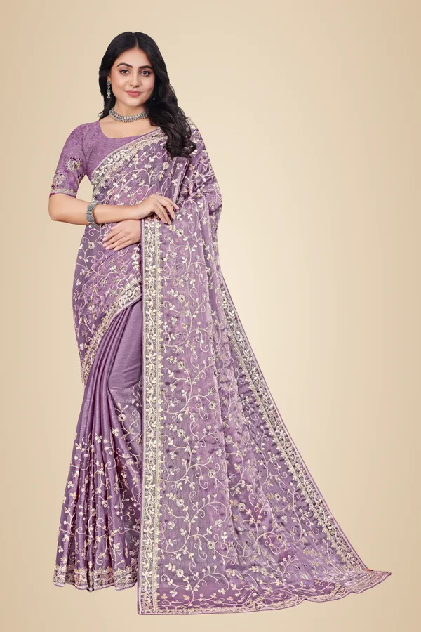 Lavender_Elegant_Design_Chanchal_Georgette_Saree_For_Women