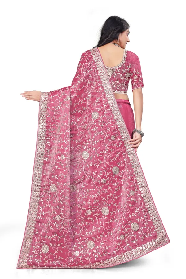 Pink_Elegant_Design_Kasturi_Georgette_Saree_For_Women