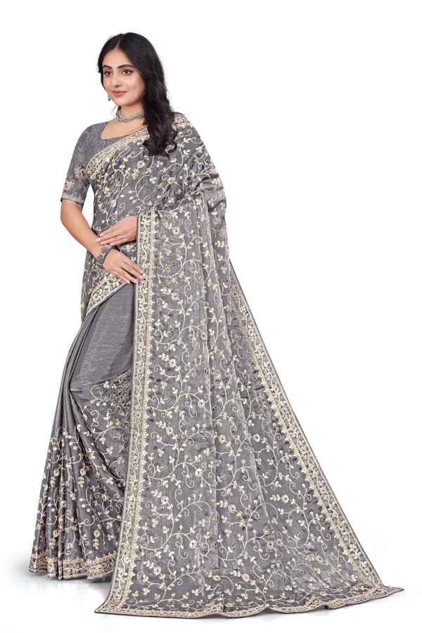 Grey_Elegant_Design_Chanchal_Georgette_Saree_For_Women