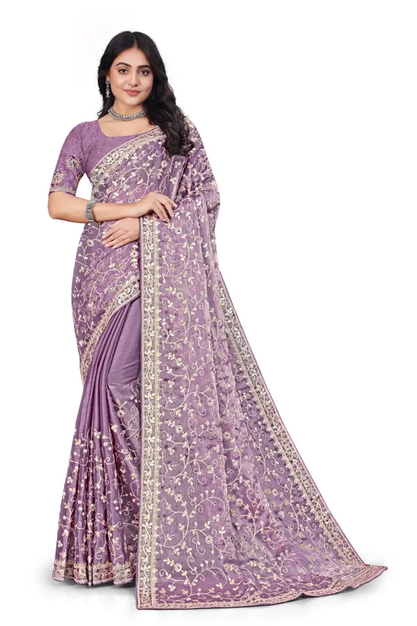 Lavender_Elegant_Design_Chanchal_Georgette_Saree_For_Women