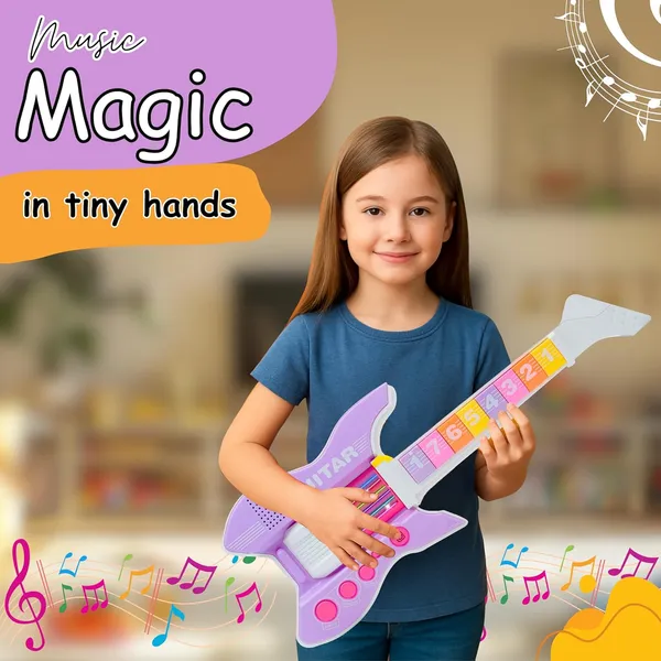 MelodySpark™_Flash_Musical_Guitar_for_Kids_–_Light_&_Sound_Fun