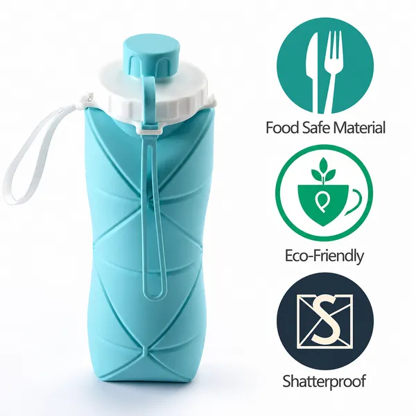 FlexSip_600ml_Foldable_Silicone_Water_Bottle