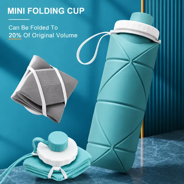 FlexSip_600ml_Foldable_Silicone_Water_Bottle