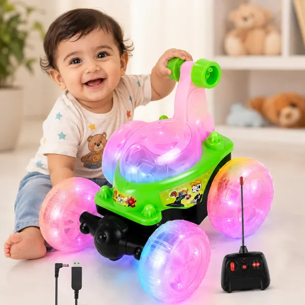 TurboFlip_360°_Rechargeable_Stunt_Car™_Flip•Spins•Action•Big_Size