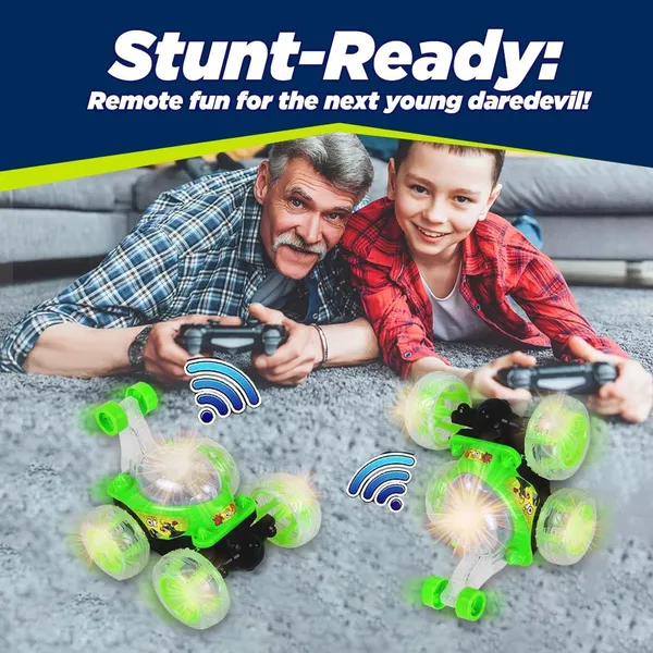TurboFlip_360°_Rechargeable_Stunt_Car™_Flip•Spins•Action•Big_Size