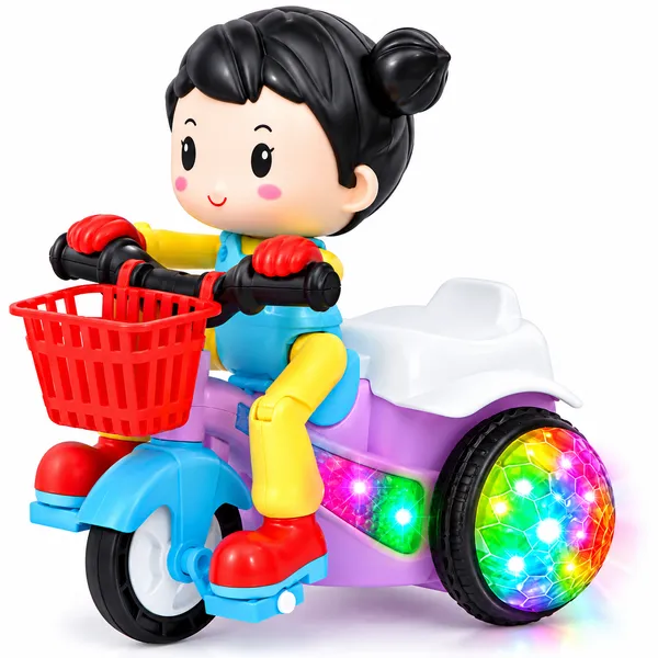 TwinkleSpin_360°_Stunt_Ride-On_Tricycle_for_Girls_–_LED_Light-Up_Ride